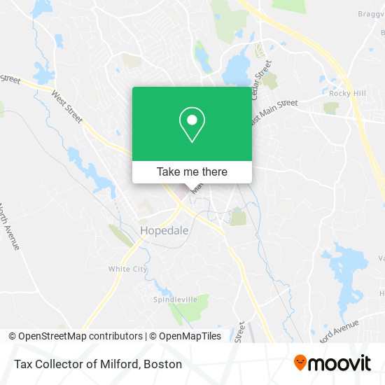 Mapa de Tax Collector of Milford