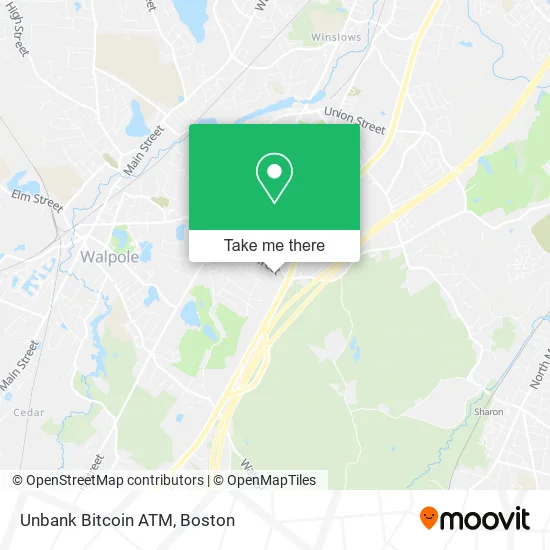 Unbank Bitcoin ATM map