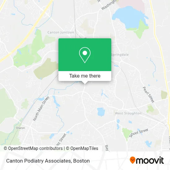 Canton Podiatry Associates map