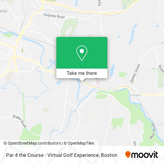 Par 4 the Course - Virtual Golf Experience map