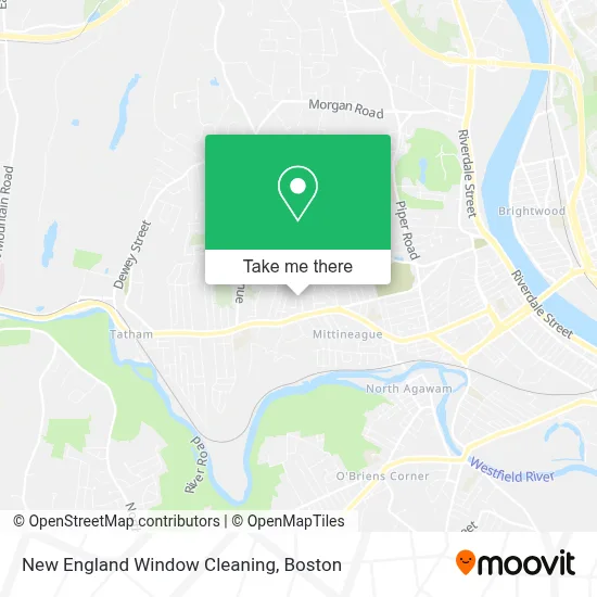 New England Window Cleaning map
