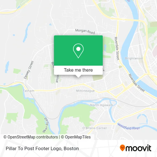 Pillar To Post Footer Logo map