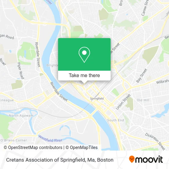 Cretans Association of Springfield, Ma map