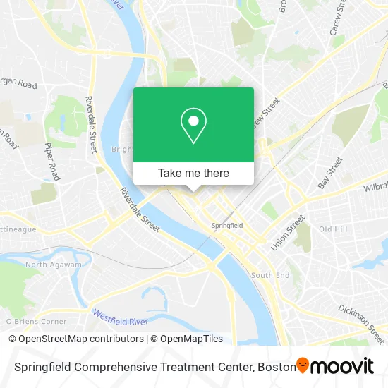 Springfield Comprehensive Treatment Center map