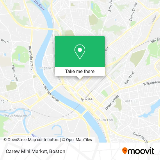 Carew Mini Market map