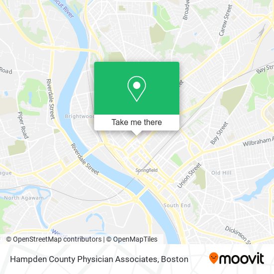 Mapa de Hampden County Physician Associates