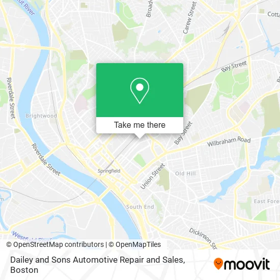 Dailey and Sons Automotive Repair and Sales map