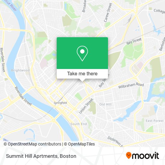 Mapa de Summit Hill Aprtments