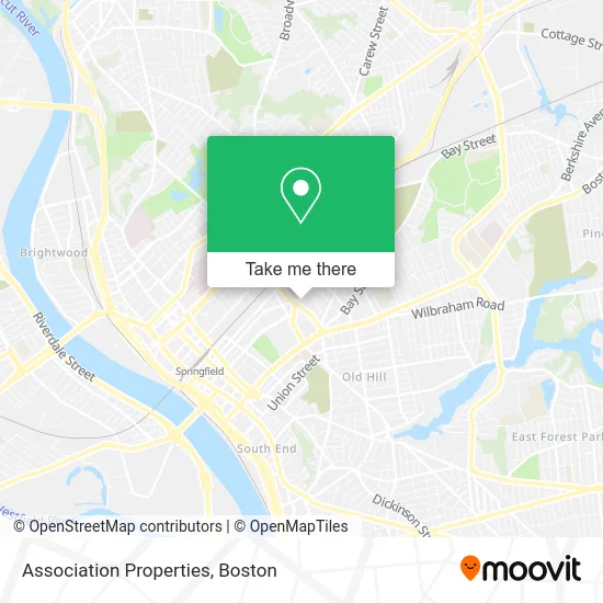 Association Properties map