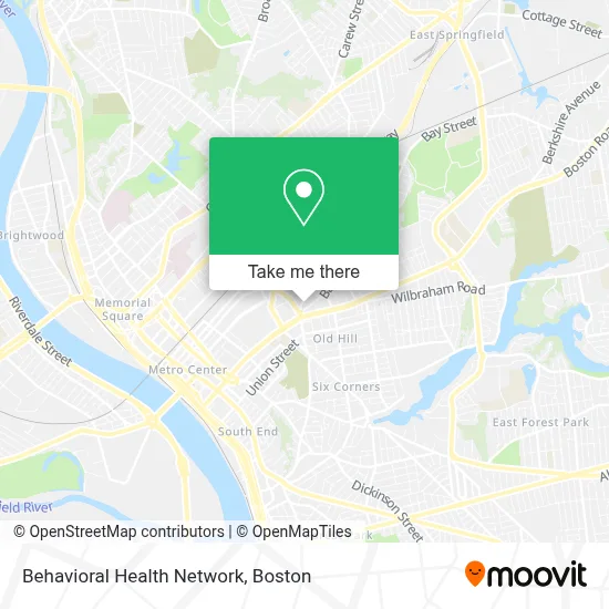 Behavioral Health Network map