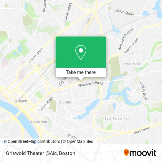 Griswold Theater @Aic map
