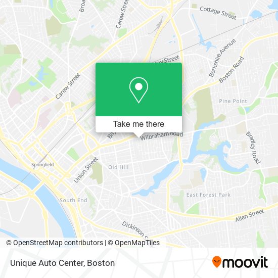 Mapa de Unique Auto Center