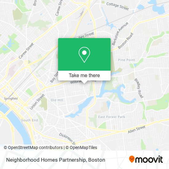 Neighborhood Homes Partnership map