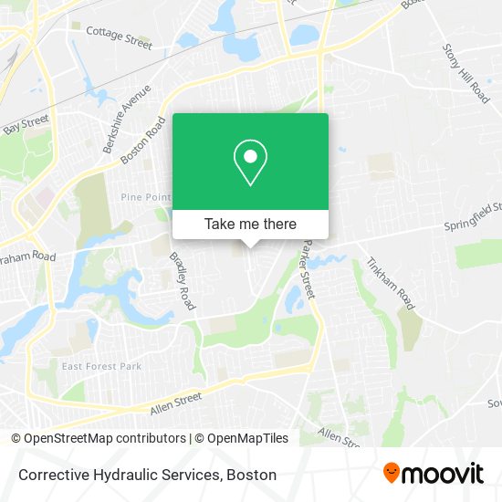Corrective Hydraulic Services map