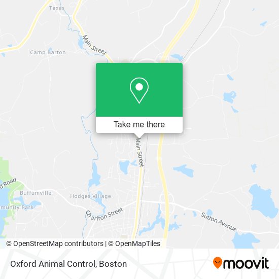 Oxford Animal Control map