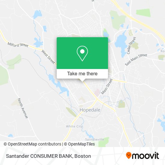 Santander CONSUMER BANK map