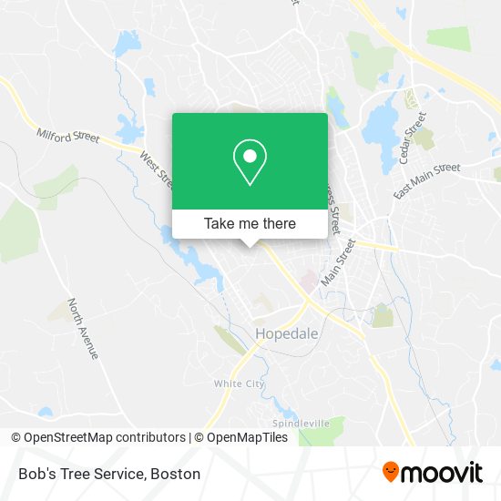 Bob's Tree Service map