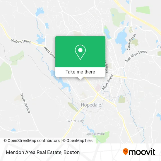 Mendon Area Real Estate map