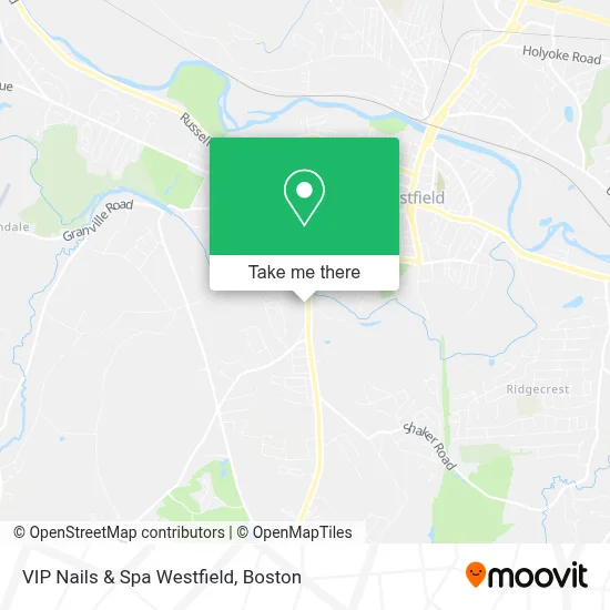 VIP Nails & Spa Westfield map