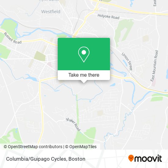 Columbia/Guipago Cycles map