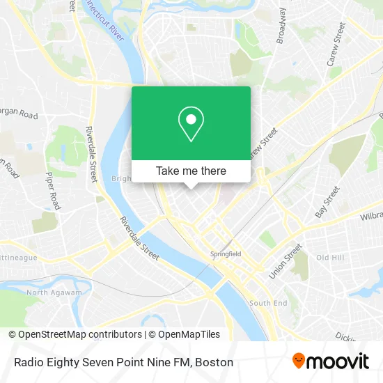 Radio Eighty Seven Point Nine FM map