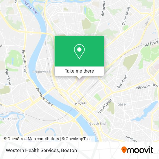Western Health Services map