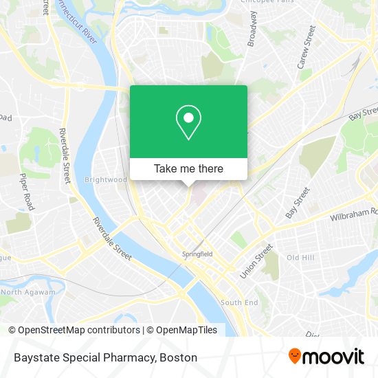 Baystate Special Pharmacy map