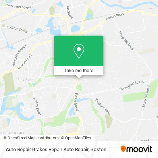 Auto Repair Brakes Repair Auto Repair map