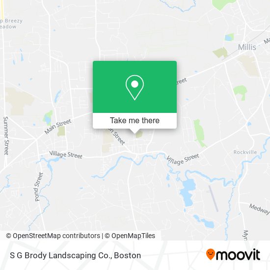 S G Brody Landscaping Co. map