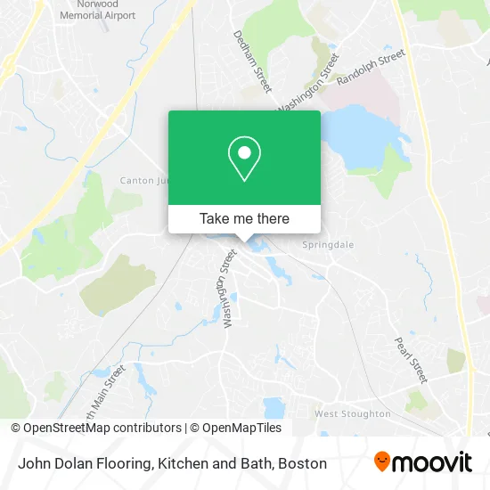John Dolan Flooring, Kitchen and Bath map