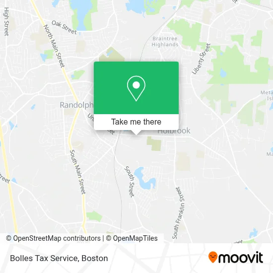 Bolles Tax Service map