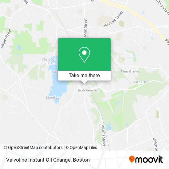 Valvoline Instant Oil Change map