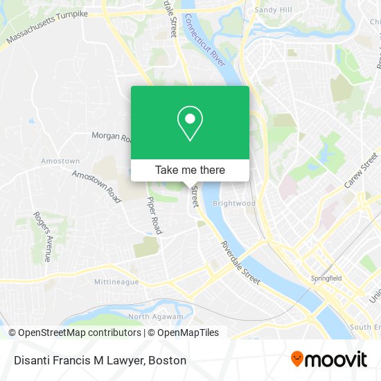 Disanti Francis M Lawyer map