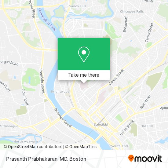 Mapa de Prasanth Prabhakaran, MD