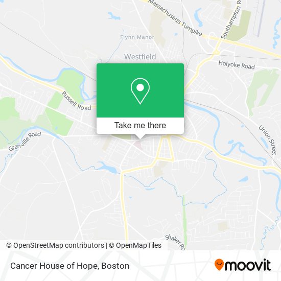 Cancer House of Hope map
