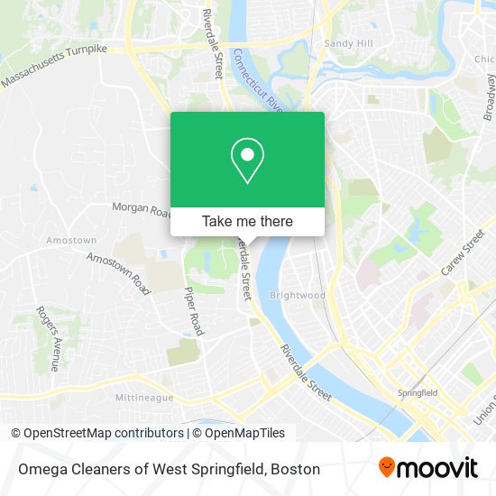 Mapa de Omega Cleaners of West Springfield