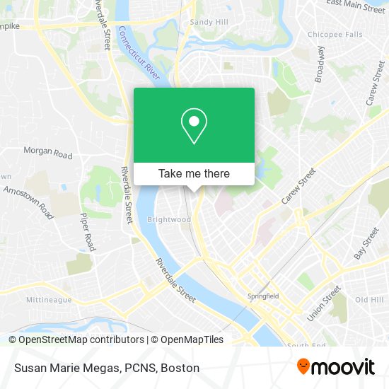 Susan Marie Megas, PCNS map