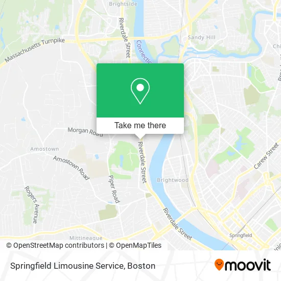 Springfield Limousine Service map