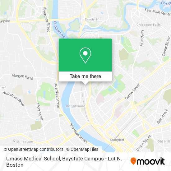 Umass Medical School, Baystate Campus - Lot N map