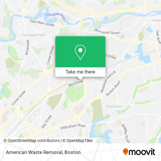 Mapa de American Waste Removal