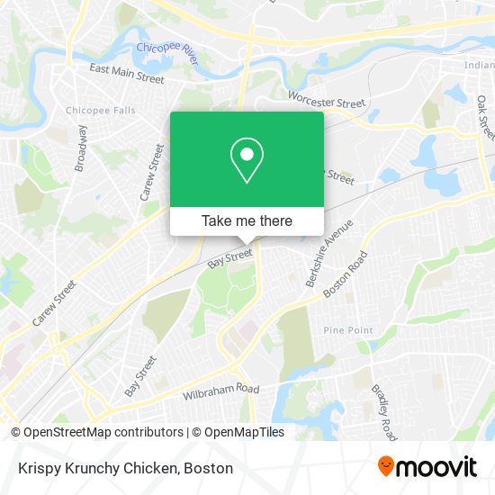 Krispy Krunchy Chicken map