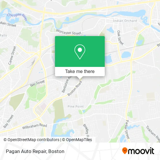 Pagan Auto Repair map