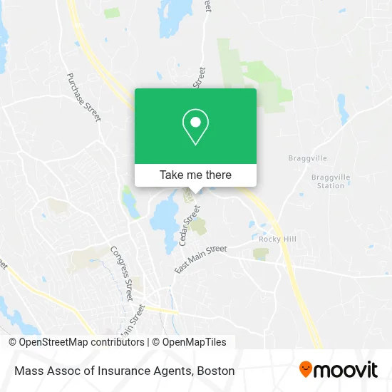 Mass Assoc of Insurance Agents map