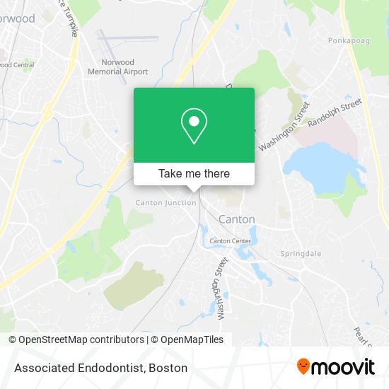 Associated Endodontist map