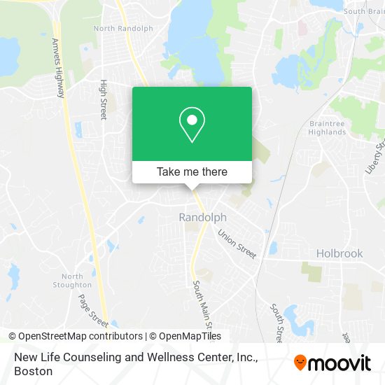 New Life Counseling and Wellness Center, Inc. map