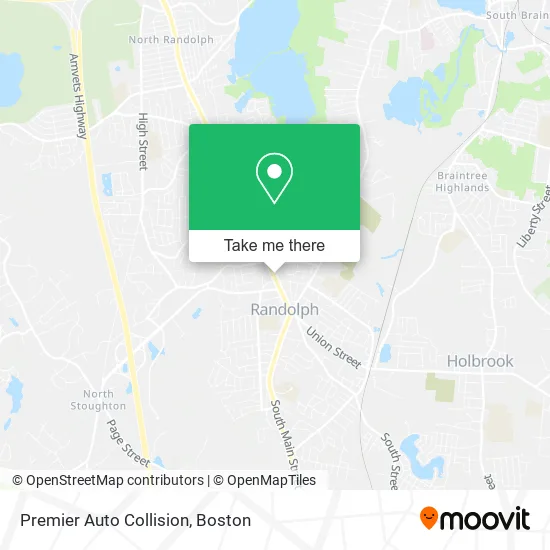 Premier Auto Collision map