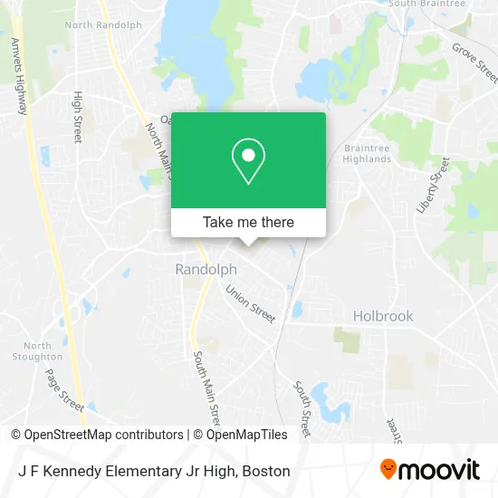 J F Kennedy Elementary Jr High map