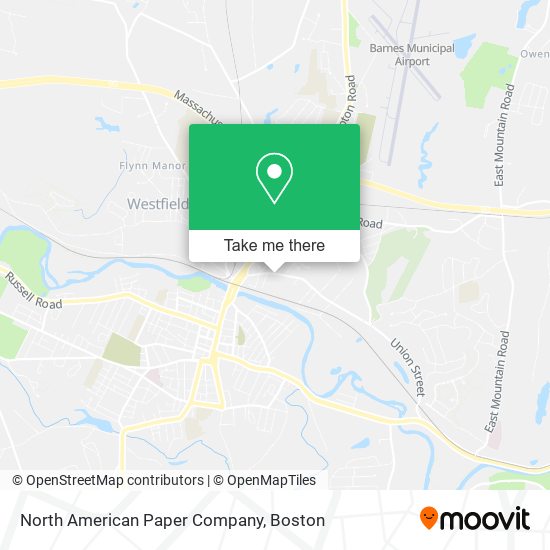 North American Paper Company map