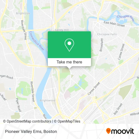 Pioneer Valley Ems map