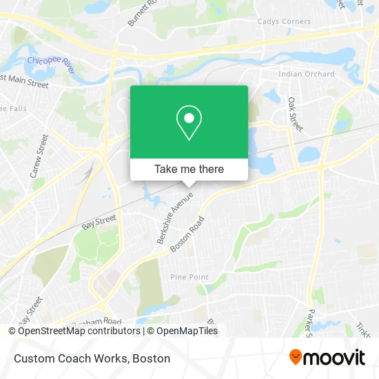Custom Coach Works map